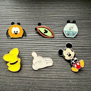 Disney Trading Pins, Lot of 6